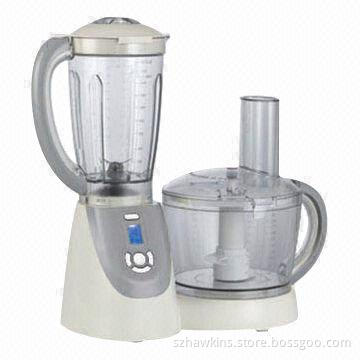 1,000W Multifunction Food Processor with Safety Locking System and 50Hz Frequency